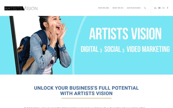 img of B2B Digital Marketing Agency - Artists Vision